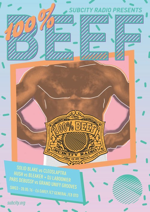 100% Beef Poster