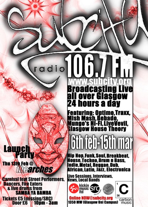 Carnival FM Launch Flyer Feb 2003 [back]