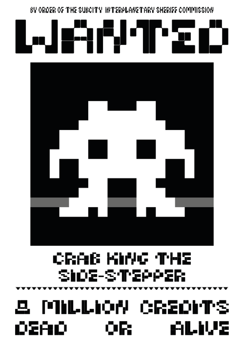 Wanted Posters-03: Crab King the Side-Stepper