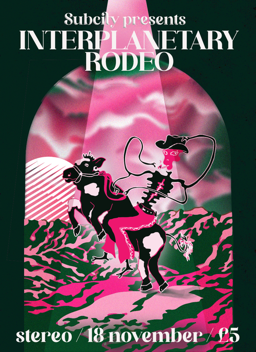 Interplanetary Rodeo Poster