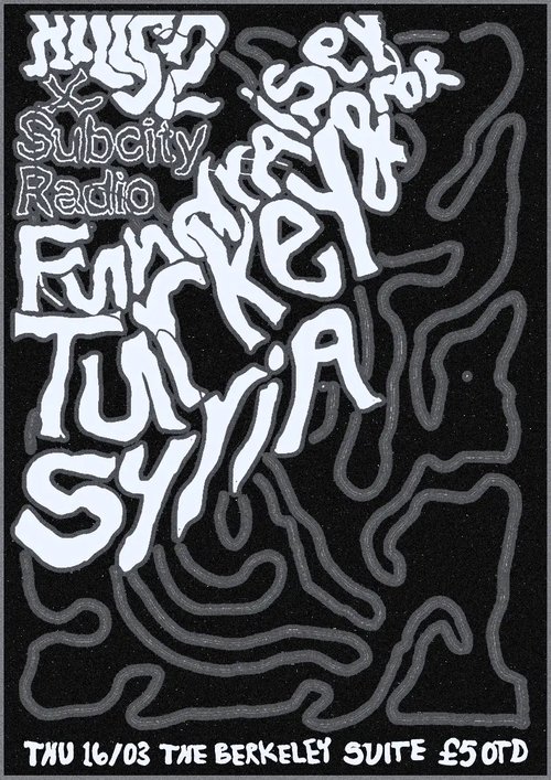 Subcity X Hill52 Fundraiser Poster