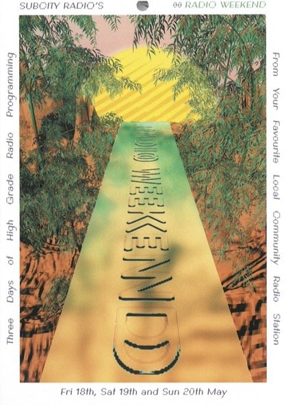 Big Radio Weekend Poster