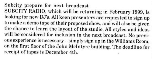 GU guardian 11/11/1998 news column